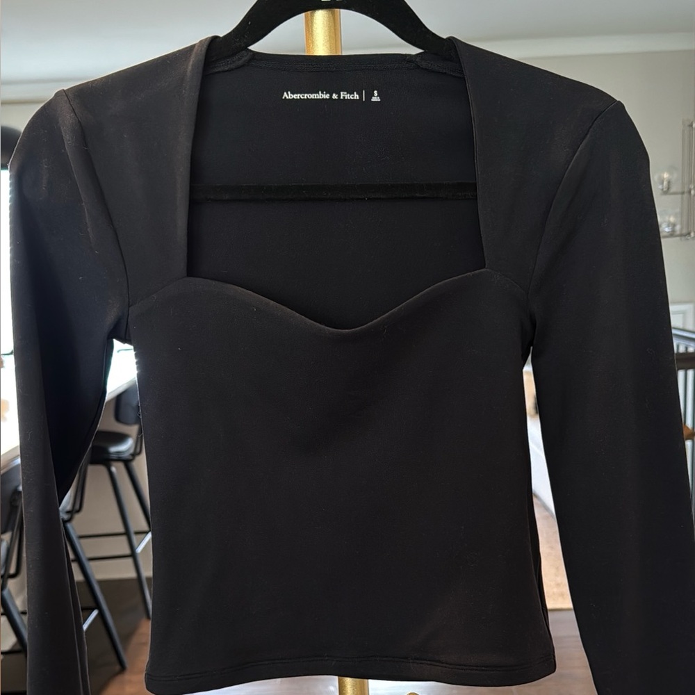 Abercrombie Black Long Sleeved Top